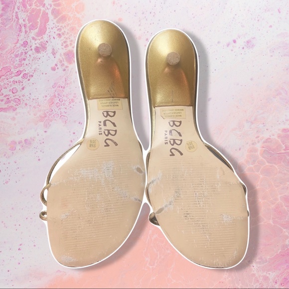 Y2K Vintage Gold Kitten Heels - Picture 8 of 8